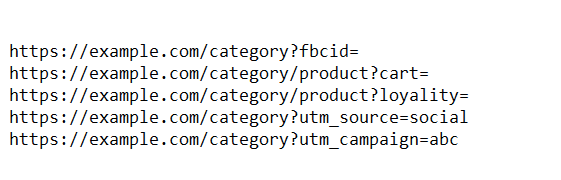 product page utm parameters