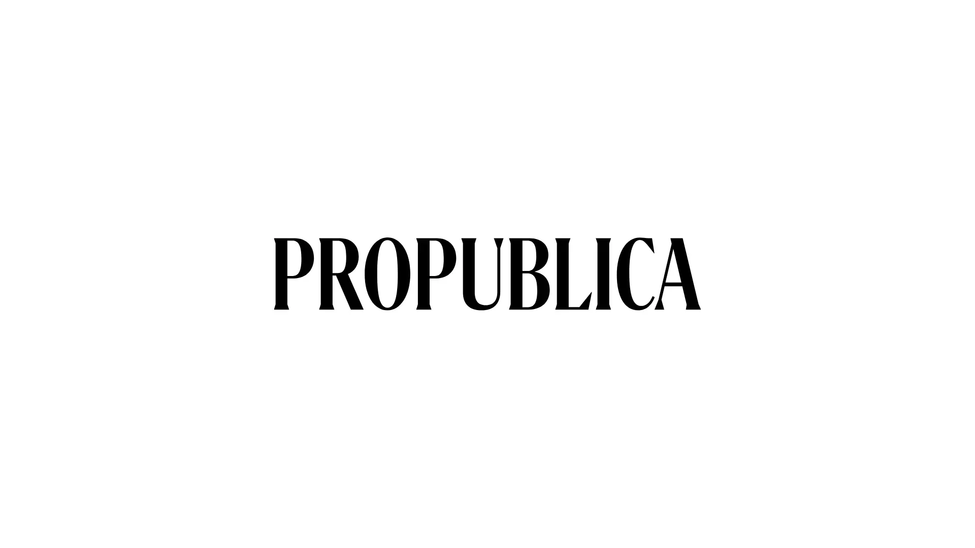 ProPublica homepage screenshot