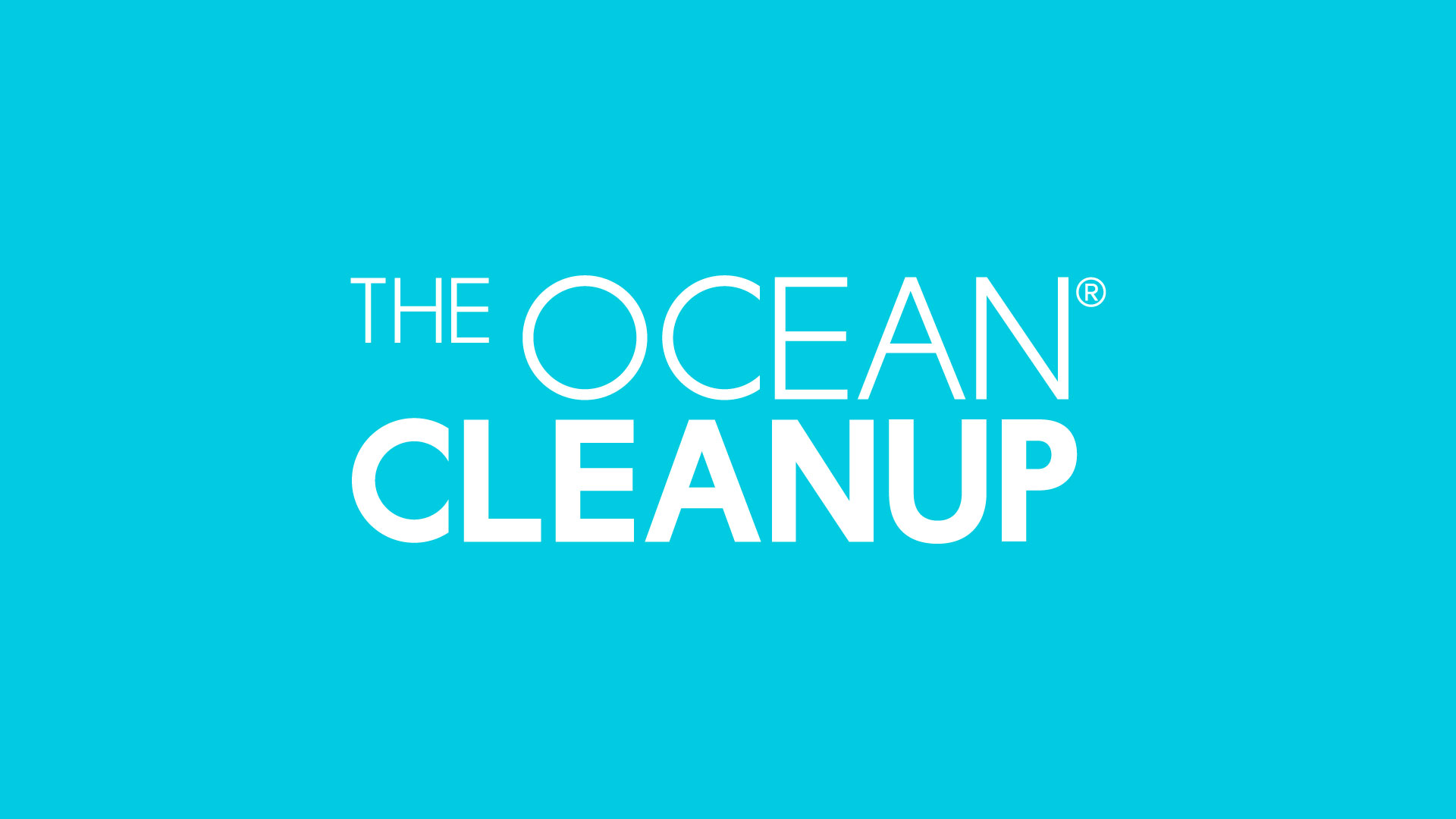 The Ocean Cleanup homepage screenshot